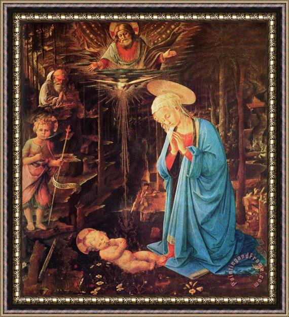 Filippino Lippi Virgin And Child Framed Print