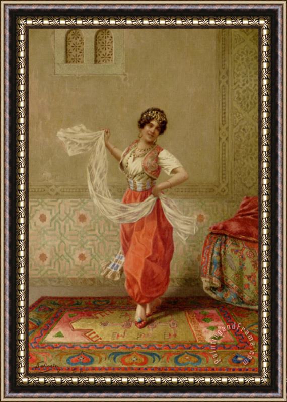 Francesco Ballesio The Oriental Dancer Framed Print
