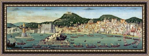 Francesco Di Lorenzo Rosselli The Tavola Strozzi Framed Painting