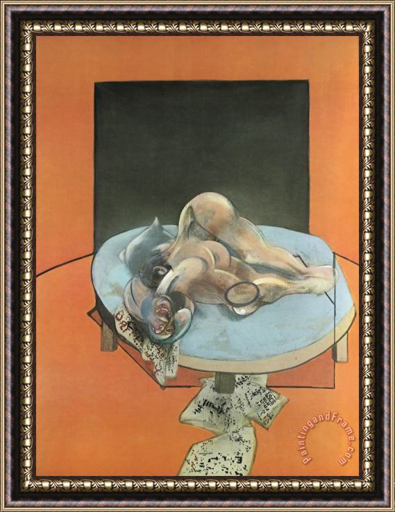 Francis Bacon At Marlborough (studies of The Human Body), 1979 Framed Print