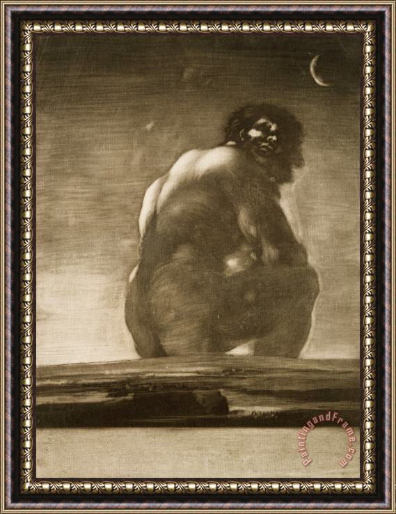 Francisco De Goya Seated Giant Framed Print