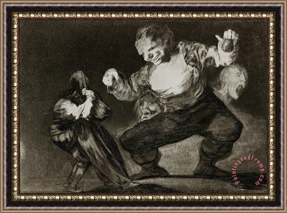 Francisco De Goya Simpleton Framed Print