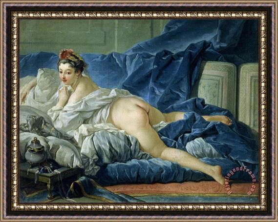 Francois Boucher The Odalisque Framed Painting