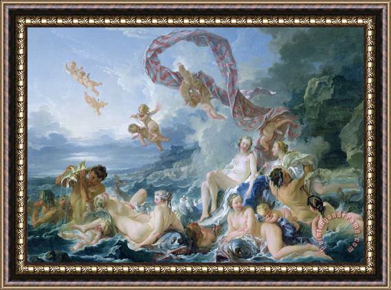 Francois Boucher The Triumph Of Venus Framed Print