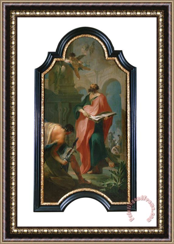 Franz Anton Maulbertsch St. Paul The Apostle Framed Painting