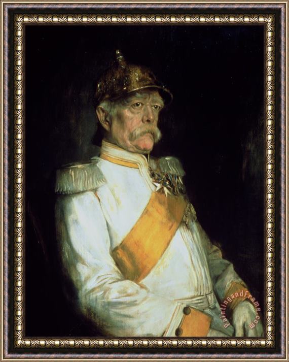Franz Seraph von Lenbach Chancellor Otto Von Bismarck Framed Print