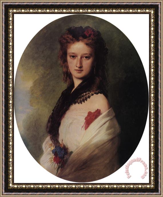 Franz Xavier Winterhalter Zofia Potocka, Countess Zamoyska Framed Print