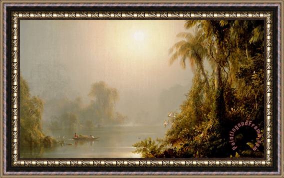 Frederic Edwin Church Morning in The Tropics(1) Framed Print