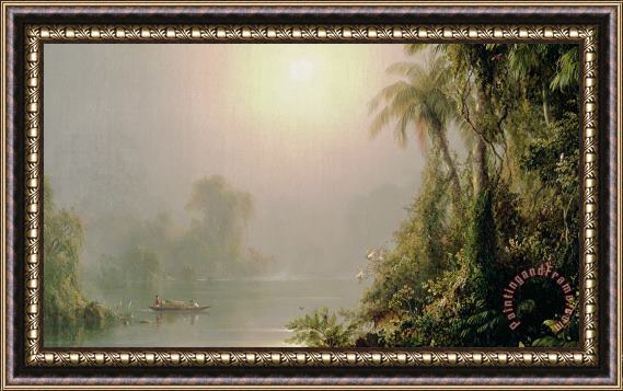 Frederic Edwin Church Morning In The Tropics Framed Painting