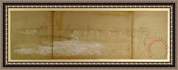 Frederic Edwin Church The Niagara Falls 3 Framed Painting