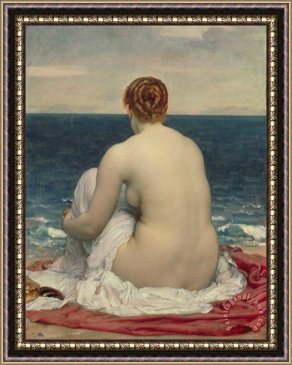 Frederic Leighton Psamanthe Framed Painting
