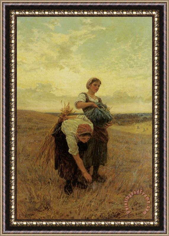 Frederick Morgan The Gleaners Framed Painting