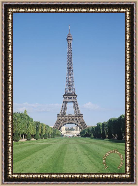 French School The Eiffel Tower Framed Painting