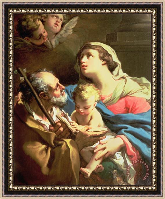 Gaetano Gandolfi The Holy Family Framed Print