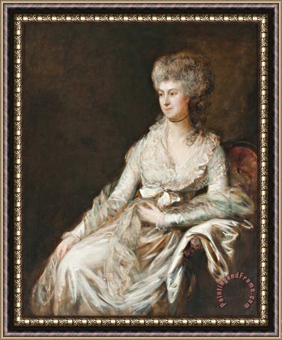 Gainsborough, Thomas Madame Lebrun Framed Print
