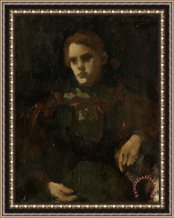 George Hendrik Breitner Study After The Model Framed Painting