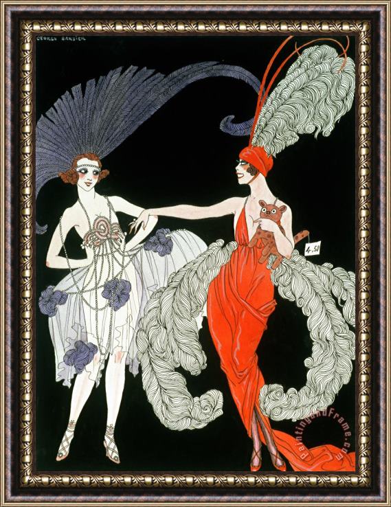 Georges Barbier The Purchase Framed Print