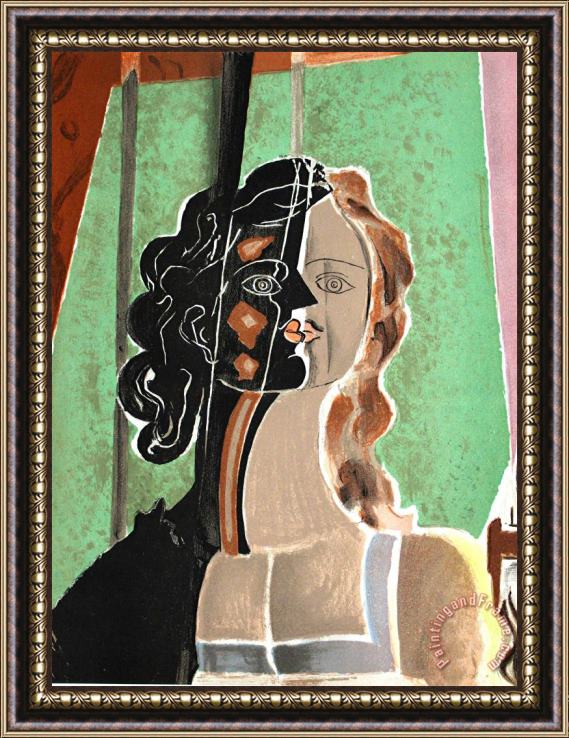 Georges Braque Figure, 1939 Framed Painting