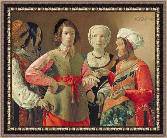 Georges de la Tour The Fortune Teller Framed Painting