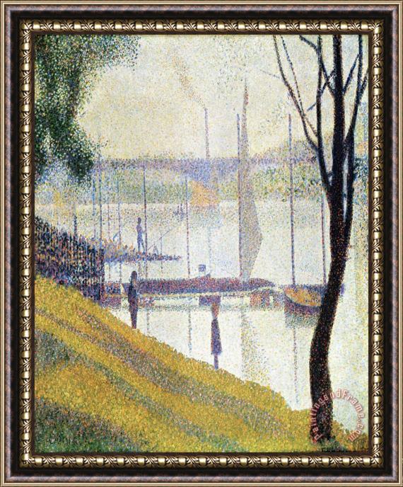 Georges Seurat The Bridge at Courbevoie 1887 Framed Print