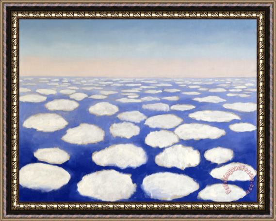 Georgia O'keeffe Above The Clouds I, 1962 1963 Framed Print