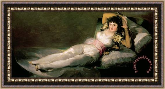 Goya The Clothed Maja Framed Painting