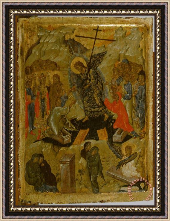 Greek Resurrection of Christ Framed Print