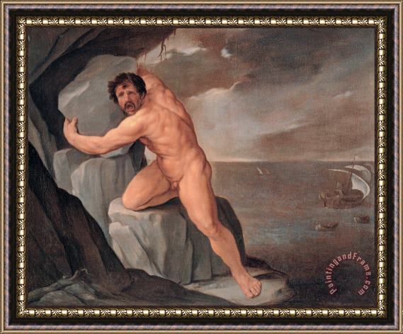 Guido Reni Polyphemus Framed Painting