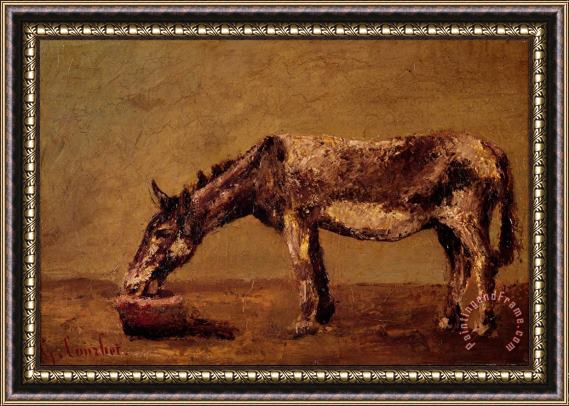 Gustave Courbet The Donkey Framed Print