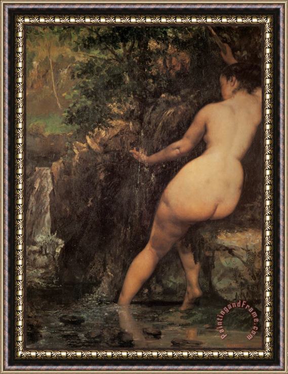 Gustave Courbet The Source Framed Painting