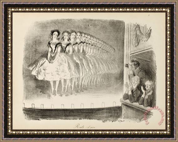 Gustave Dore Dancers Framed Painting