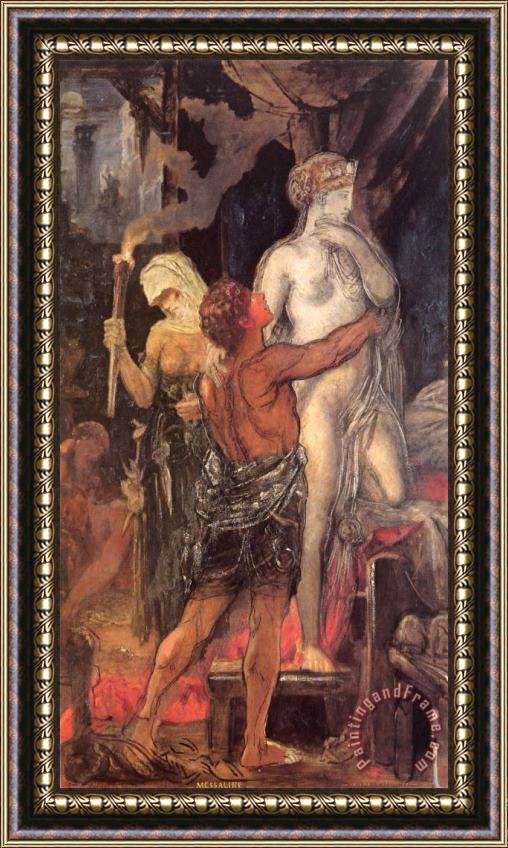 Gustave Moreau Messalina Framed Painting