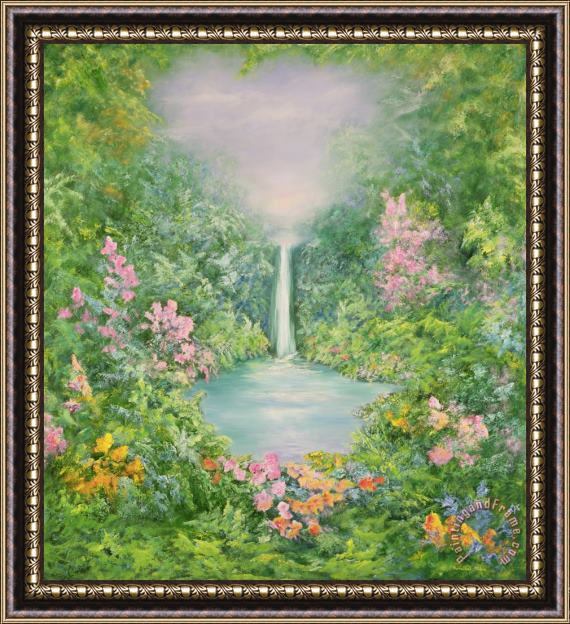 Hannibal Mane The Waterfall Framed Painting