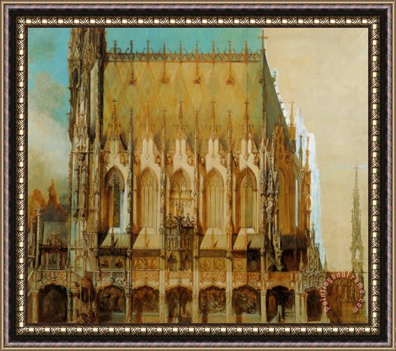 Hans Makart Gothic Cemetary, St. Michaels, Side View Framed Print