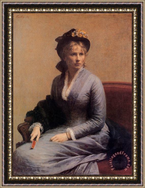 Henri Fantin Latour Charlotte Dubourg Framed Painting