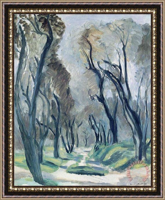 Henri Matisse Avenue of Olive Trees 1952 Framed Painting