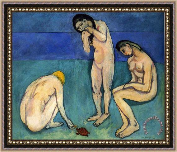 Henri Matisse Bathers with a Turtle 1908 Framed Print