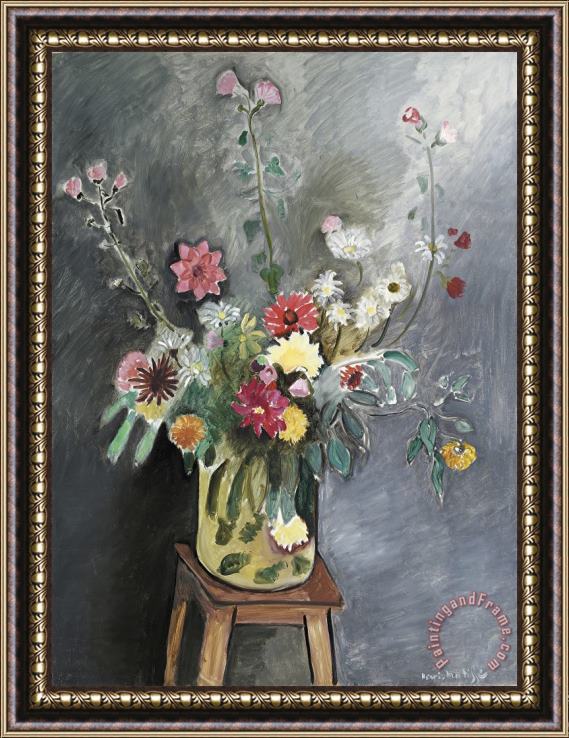 Henri Matisse Bouquet Framed Painting