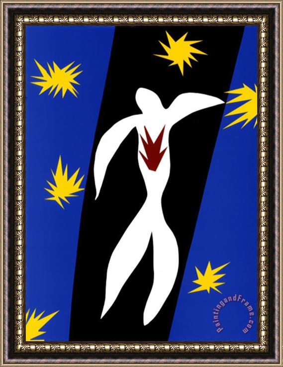 Henri Matisse Fall of Icarus Framed Print
