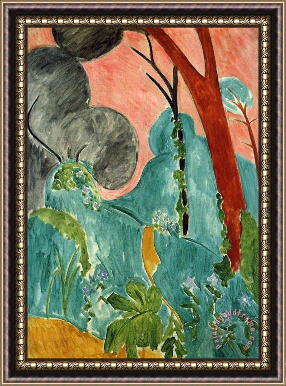 Henri Matisse Moraccan Garden 1912 Framed Print