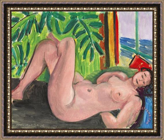 Henri Matisse Nu Aux Jambes Croisees Framed Painting