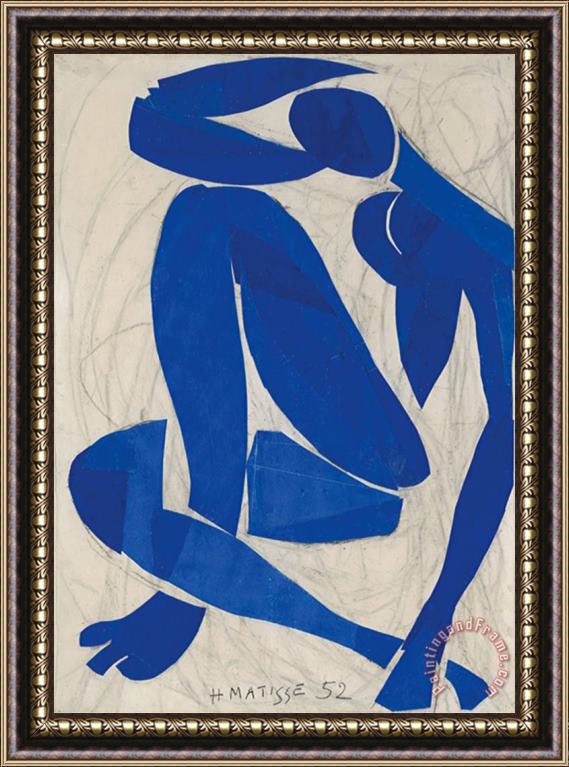 Henri Matisse Nu Bleu Iv Framed Print