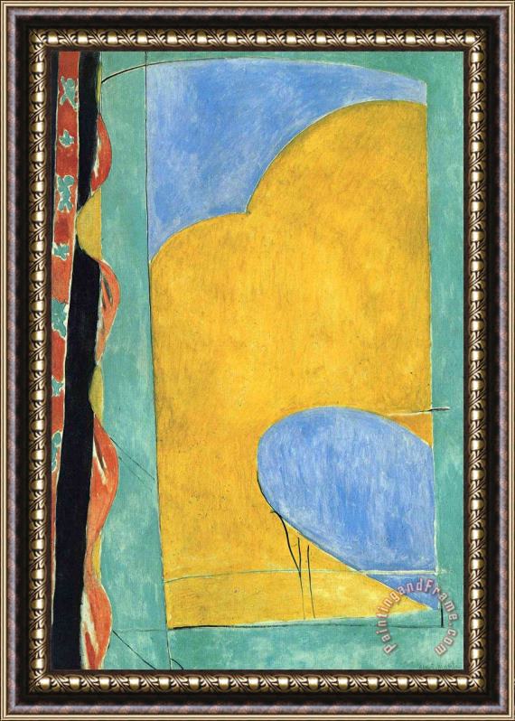 Henri Matisse The Yellow Curtain Framed Print