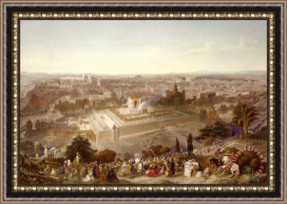 Henry Courtney Selous Jerusalem in her Grandeur Framed Painting