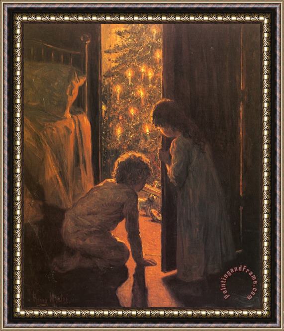 Henry Mosler The Christmas Tree Framed Painting