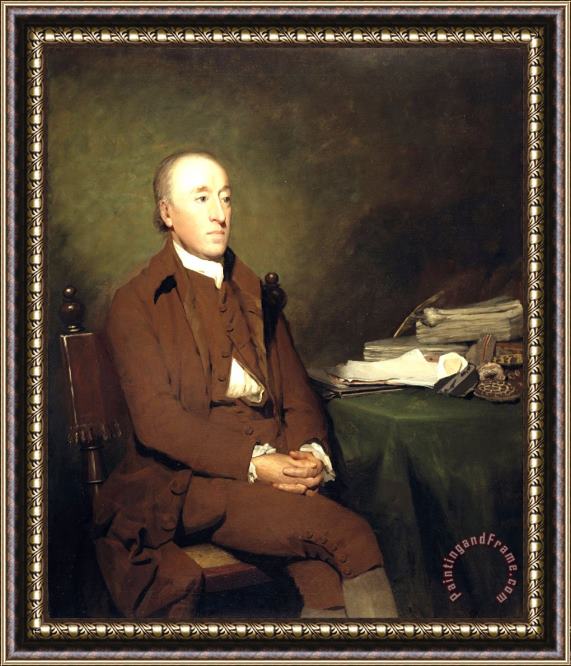 Henry Raeburn James Hutton, 1726 Framed Painting