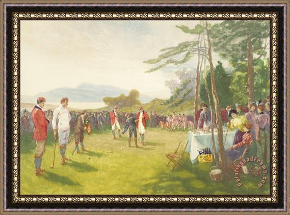 Henry Sandham The Clubs The Thing Framed Painting