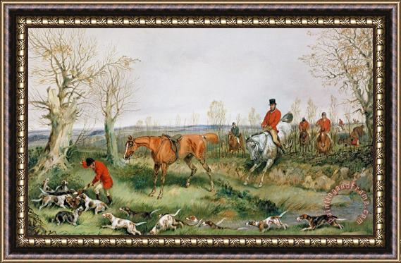 Henry Thomas Alken Hunting Scene Framed Painting