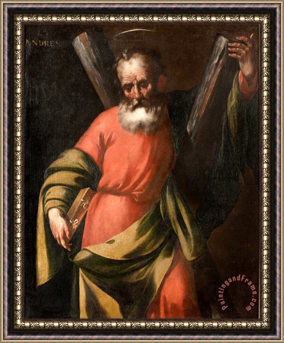 Herrera The Elder And His Workshop St Andrew Framed Painting