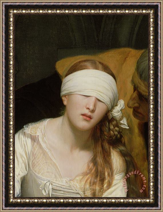 Hippolyte Delaroche The Execution of Lady Jane Grey Framed Painting
